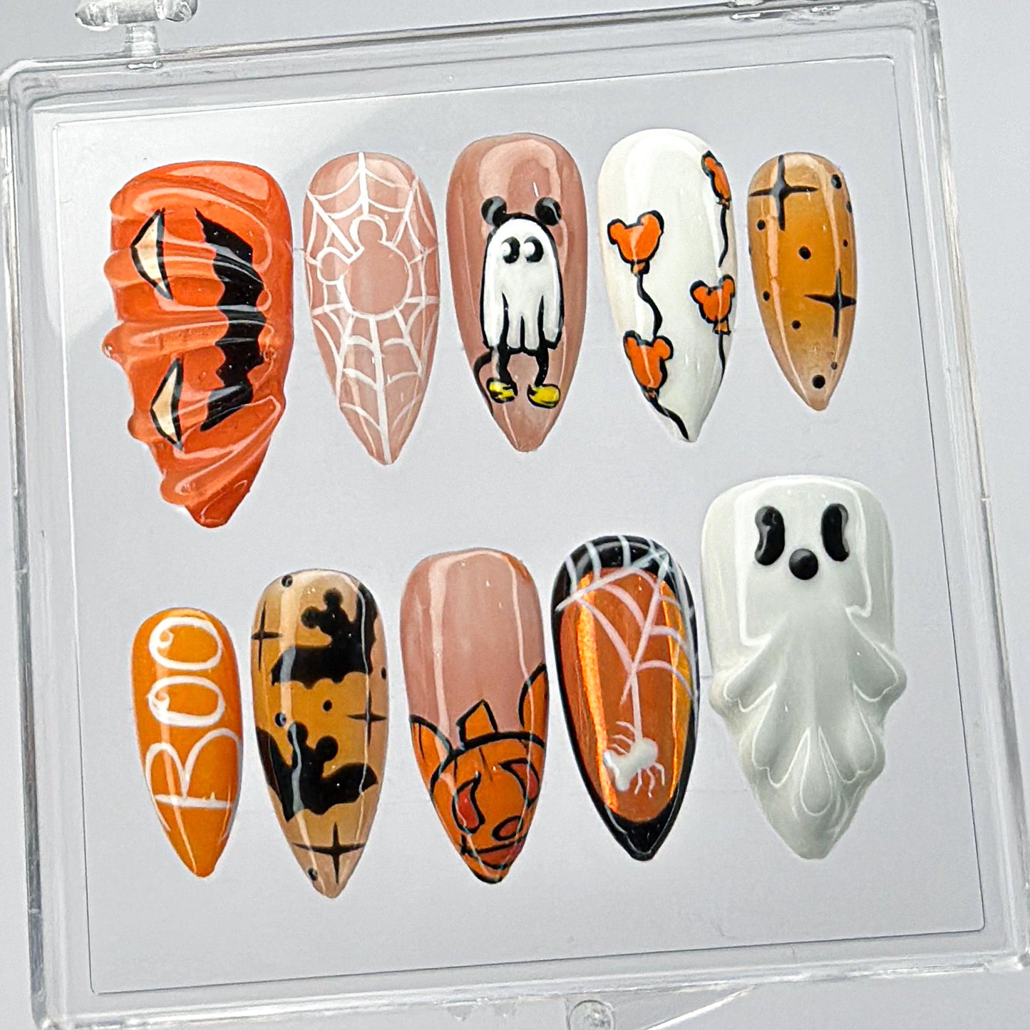 Mickey Halloween Press On Nails - Halloween Press On Nails