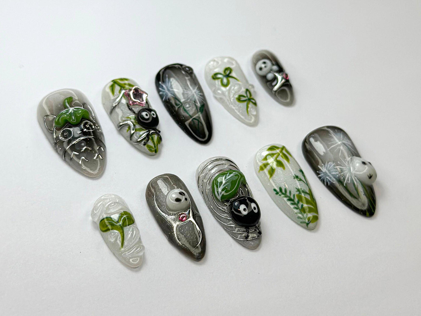 Stunning 3D Nail Art Set - Unique, Trendy Designs
