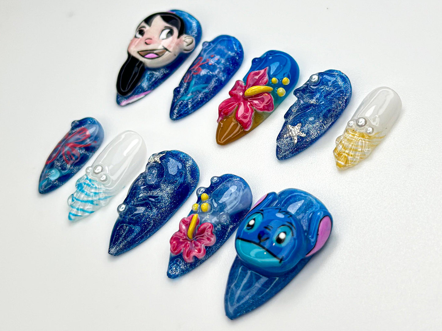 Stunning Disney Nail Art Set - Unique Designs