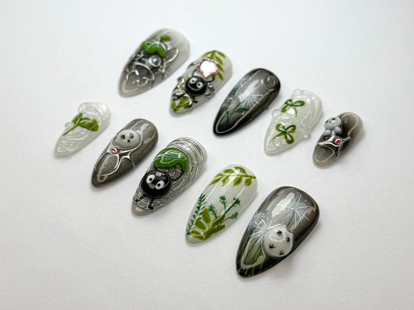 Stunning 3D Nail Art Set - Unique, Trendy Designs