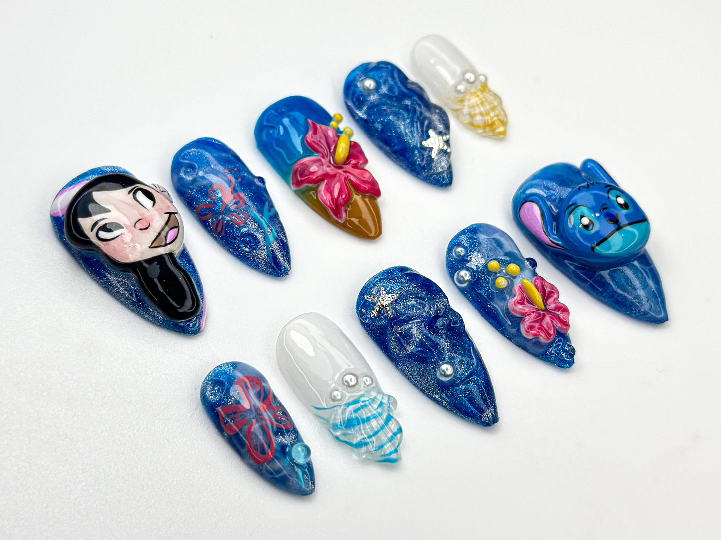 Stunning Disney Nail Art Set - Unique Designs