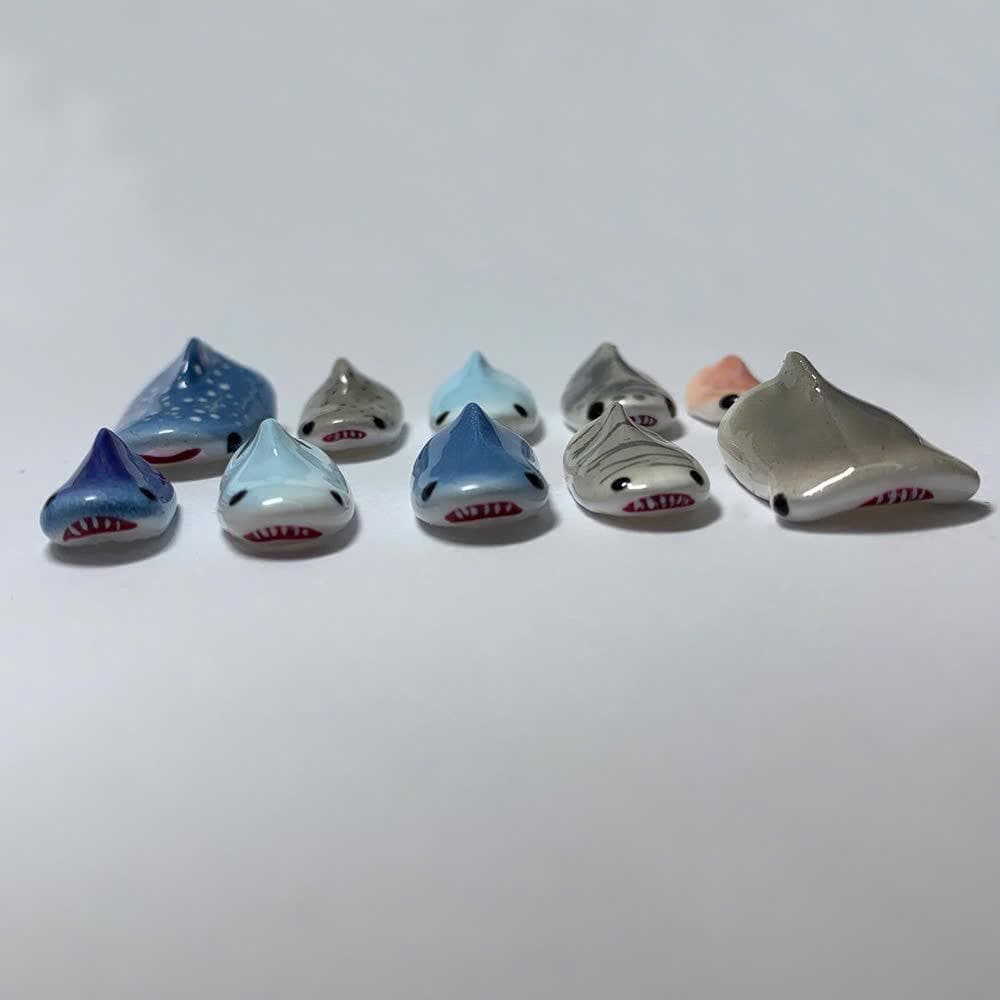 Acrylic Shark Press On Nails 3D Baby Shark