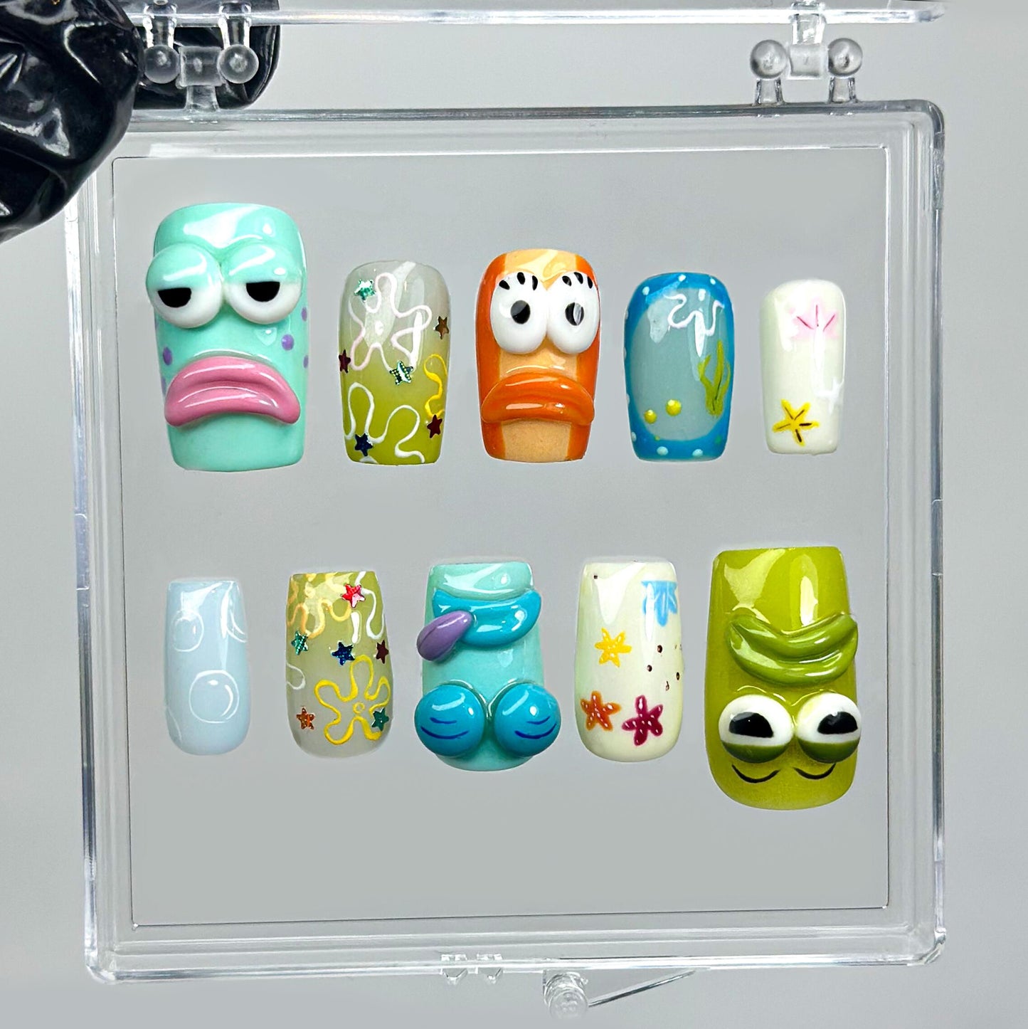 Cartoon Press On Nails - Cartoon 3D Fun Press On Nails