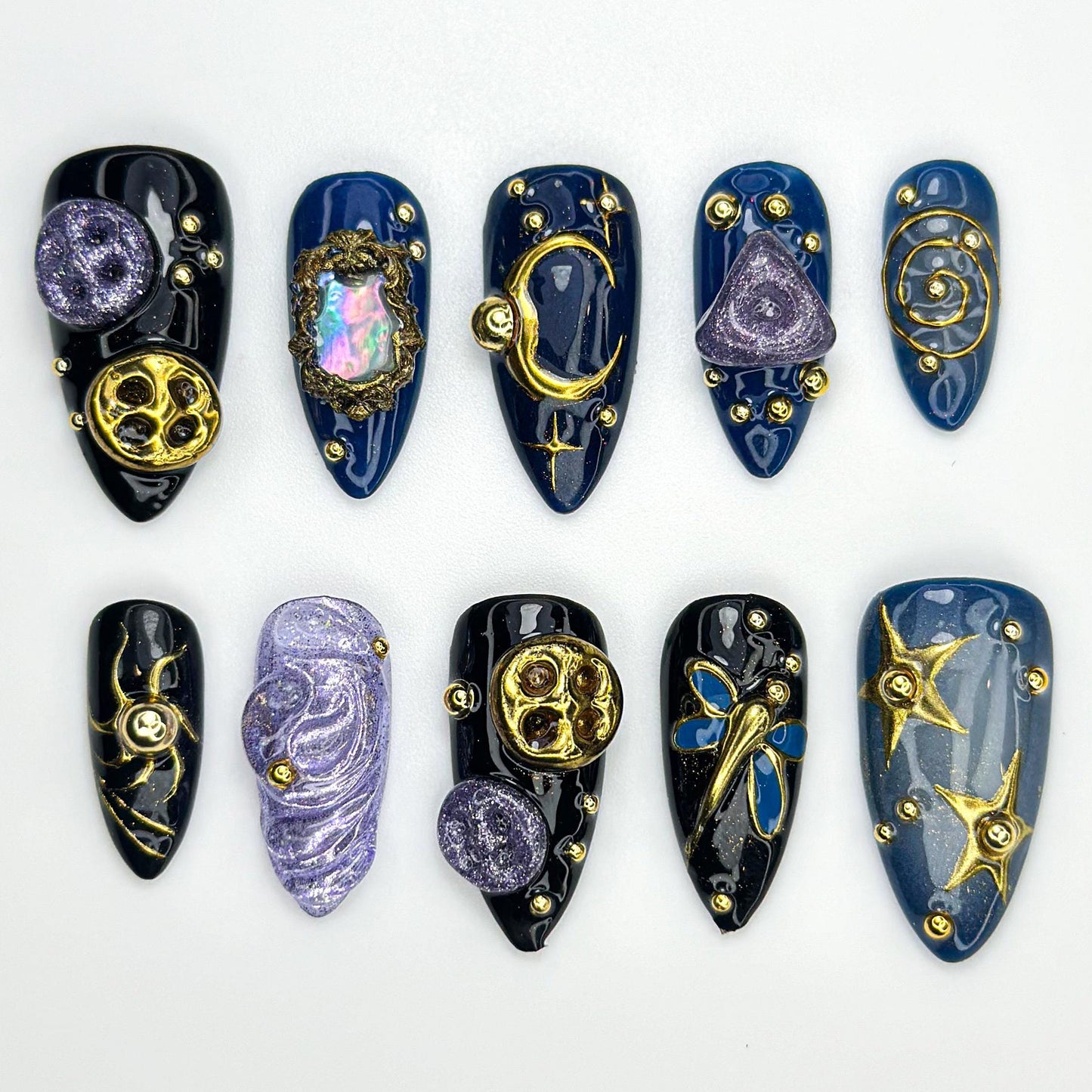 Cosmic Galaxy Press On Nails