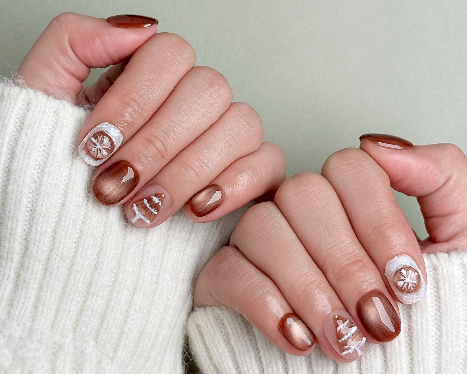 Lisa nail art baner christmas