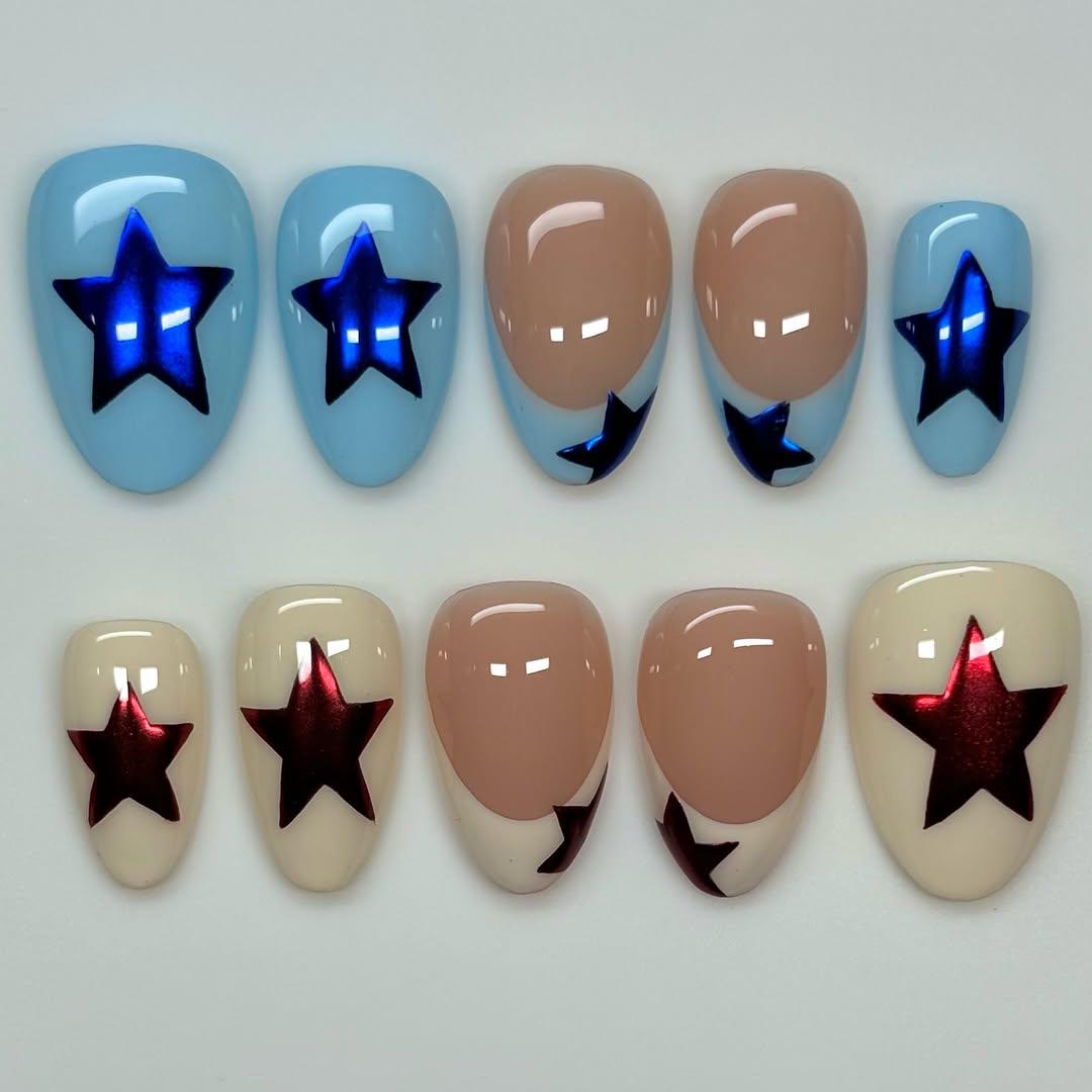 Stunning Star Nail Art Set - Trendy & Durable
