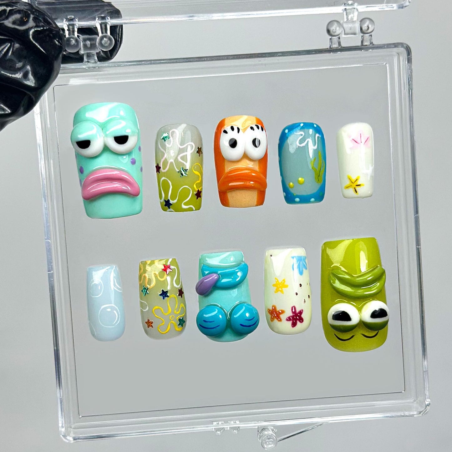 Cartoon Press On Nails - Cartoon 3D Fun Press On Nails