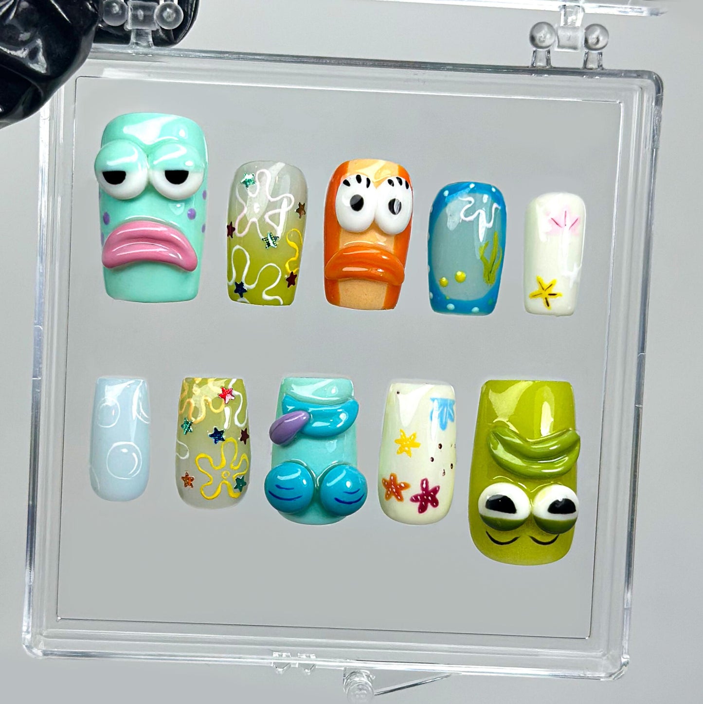 Cartoon Press On Nails - Cartoon 3D Fun Press On Nails