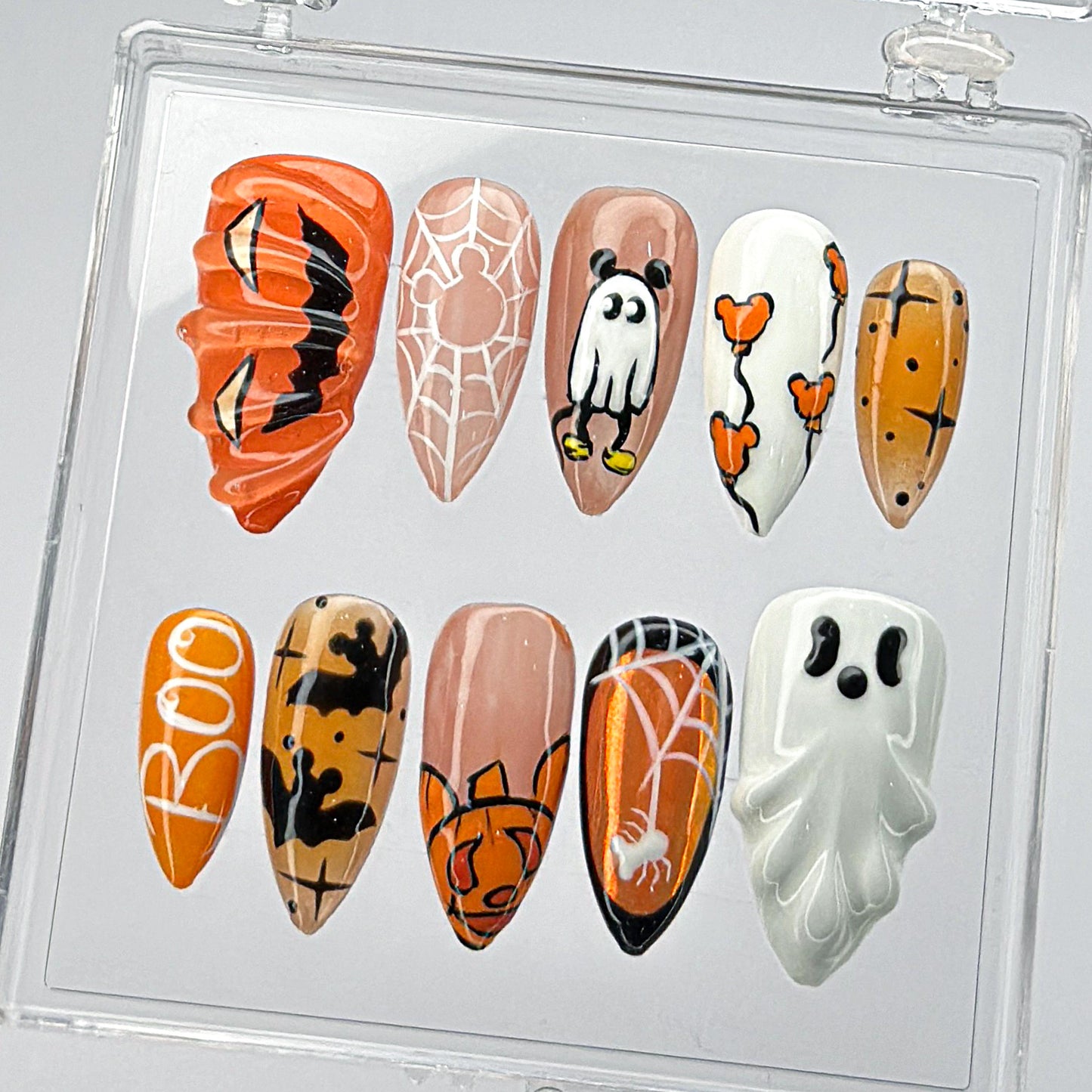 Mickey Halloween Press On Nails - Halloween Press On Nails