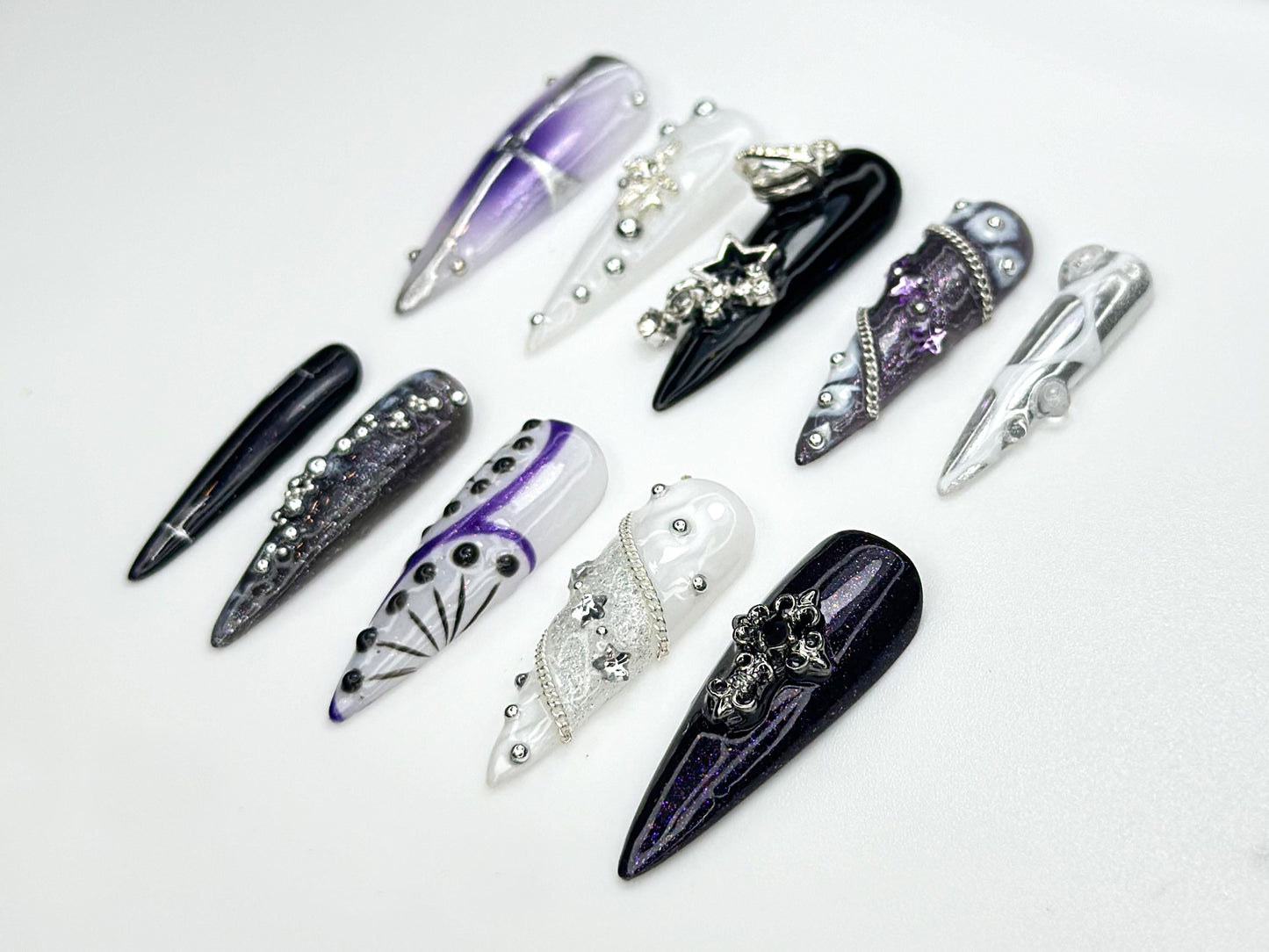 Stunning 3D Rhinestone Nail Art Set