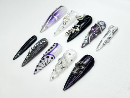 Stunning 3D Rhinestone Nail Art Set