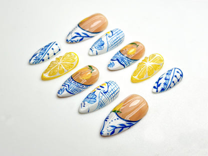 Vivid Jungle Safari Press On Nails