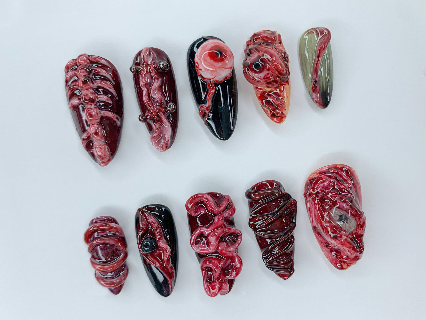 Spooky Halloween Press On Nails