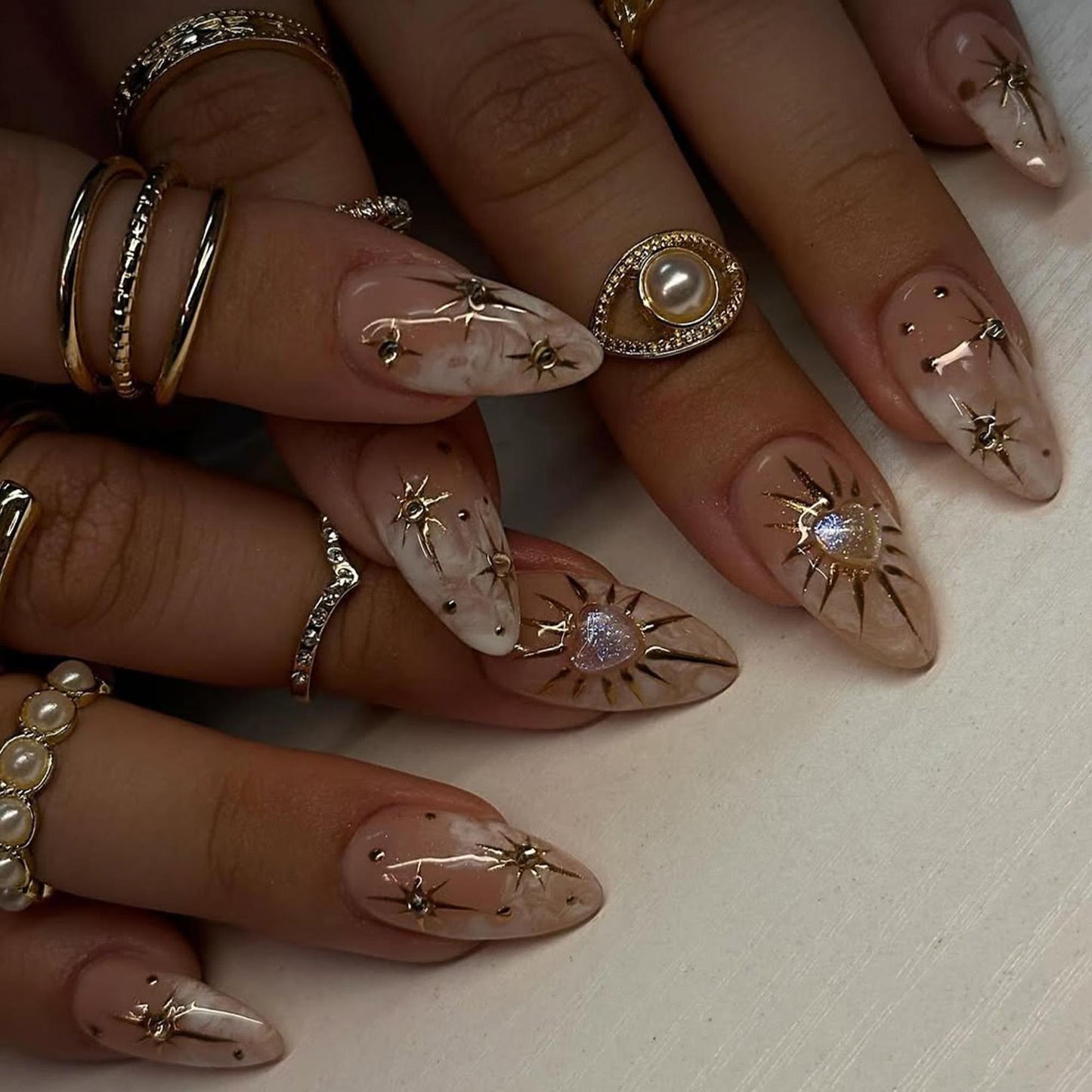 Mystic Zodiac Starburst Press On Nails Set