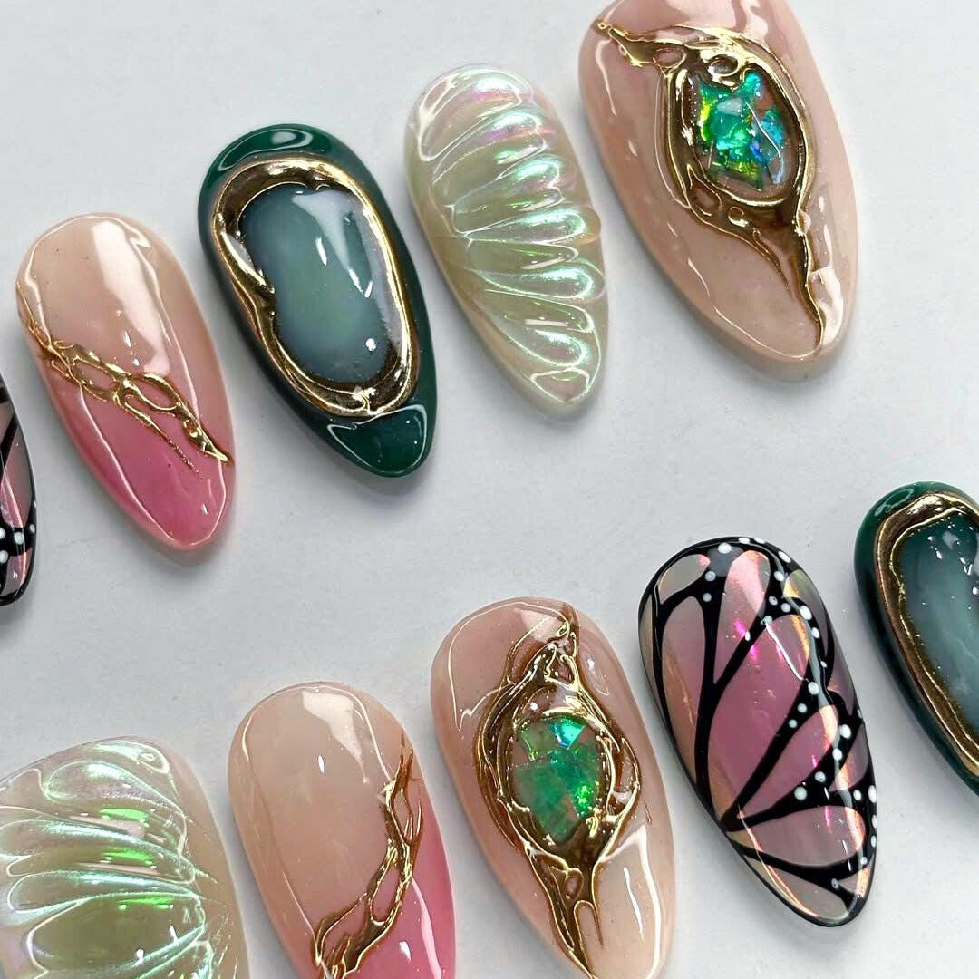 Butterfly Wings Press On Nails