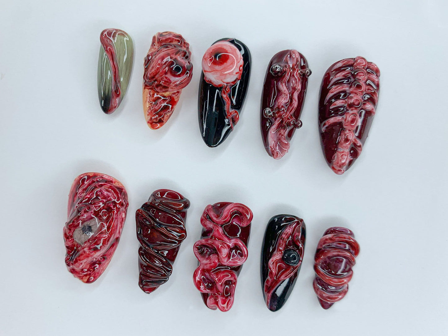Spooky Halloween Press On Nails
