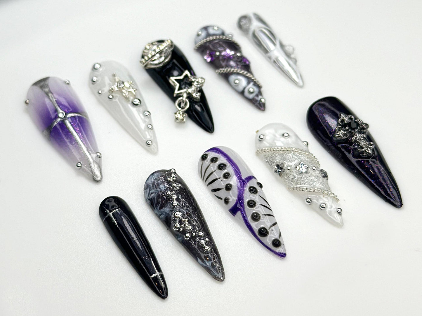 Stunning 3D Rhinestone Nail Art Set