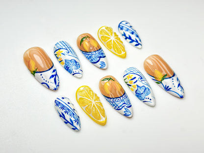 Vivid Jungle Safari Press On Nails