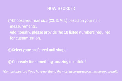 Ladybug Press On Nails – Green Brown Nature Nail Art