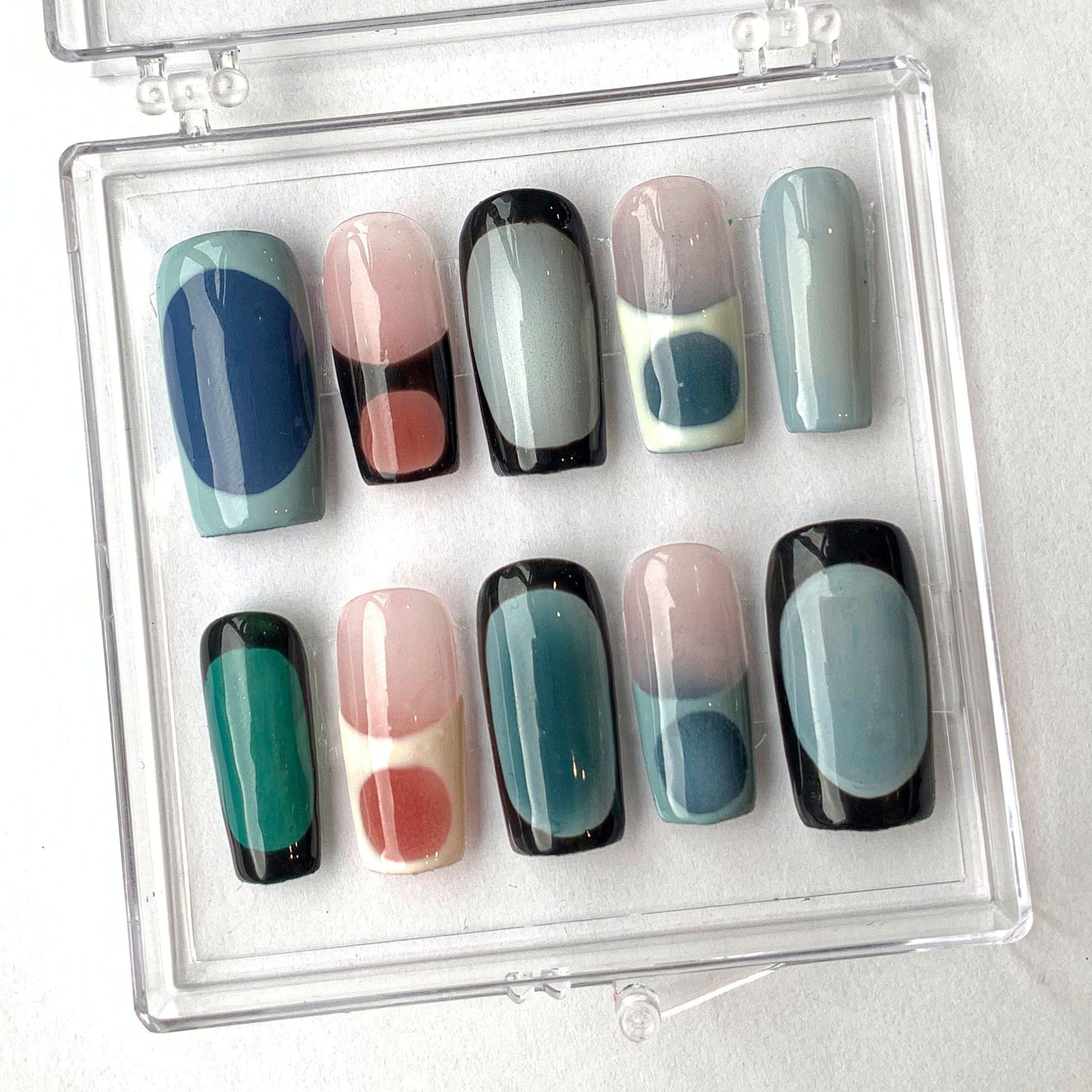 Classic French Tip Press On Nails