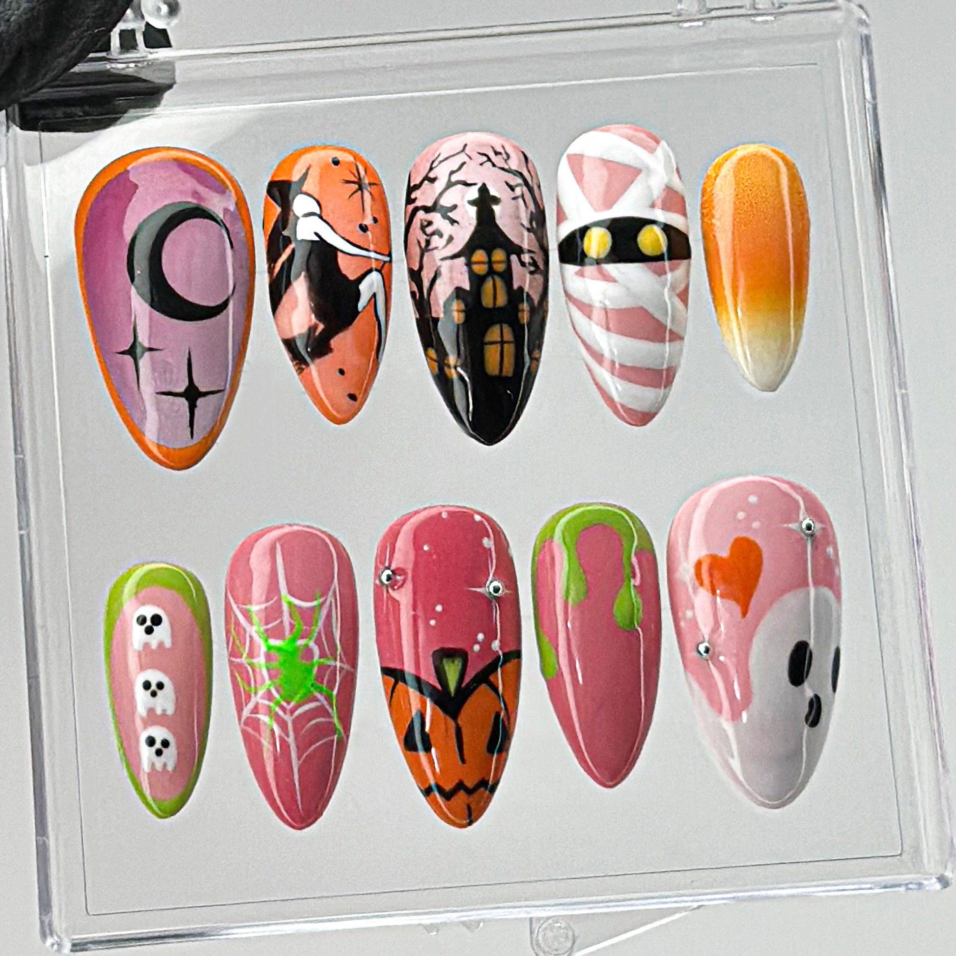 Custom Halloween Press On Nails