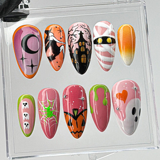 Custom Halloween Press On Nails