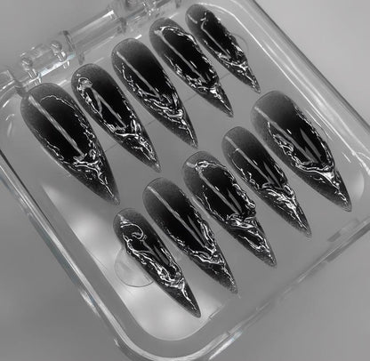 Luxury Chrome Press On Nails
