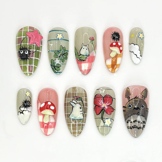 My Neighbor Totoro Press On Nails 