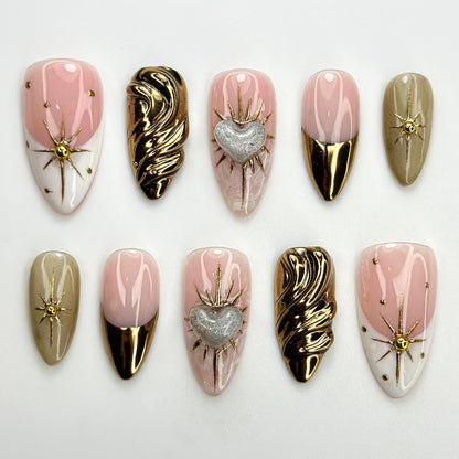Mystic Zodiac Starburst Press On Nails Set