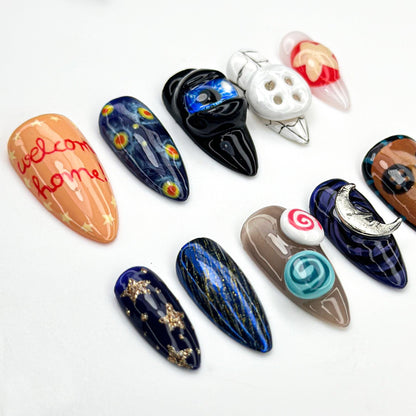 Other World Fantasy Press On Nails - Otherworldly Fantasy Button Press On Nails