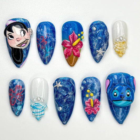 Stunning Disney Nail Art Set - Unique Designs